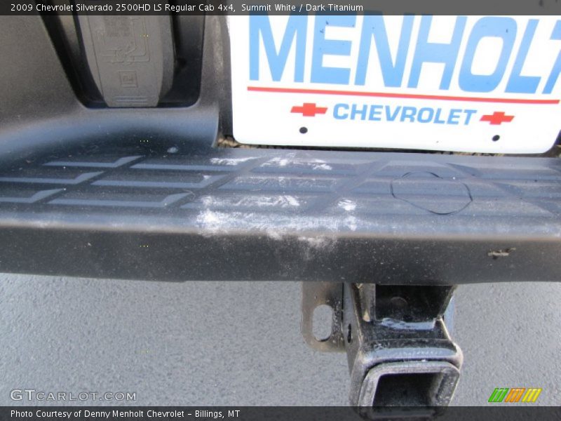 Summit White / Dark Titanium 2009 Chevrolet Silverado 2500HD LS Regular Cab 4x4