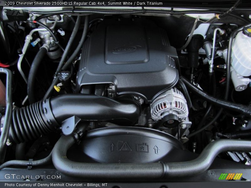 Summit White / Dark Titanium 2009 Chevrolet Silverado 2500HD LS Regular Cab 4x4