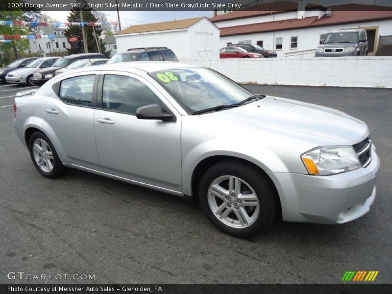 Bright Silver Metallic / Dark Slate Gray/Light Slate Gray 2008 Dodge Avenger SXT