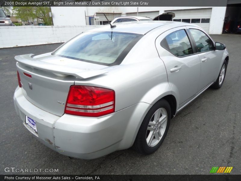 Bright Silver Metallic / Dark Slate Gray/Light Slate Gray 2008 Dodge Avenger SXT