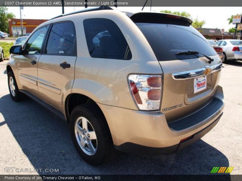 Sandstone Metallic / Light Cashmere 2007 Chevrolet Equinox LS AWD