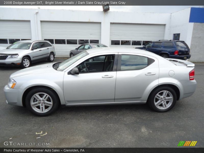 Bright Silver Metallic / Dark Slate Gray/Light Slate Gray 2008 Dodge Avenger SXT