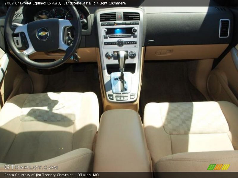 Sandstone Metallic / Light Cashmere 2007 Chevrolet Equinox LS AWD