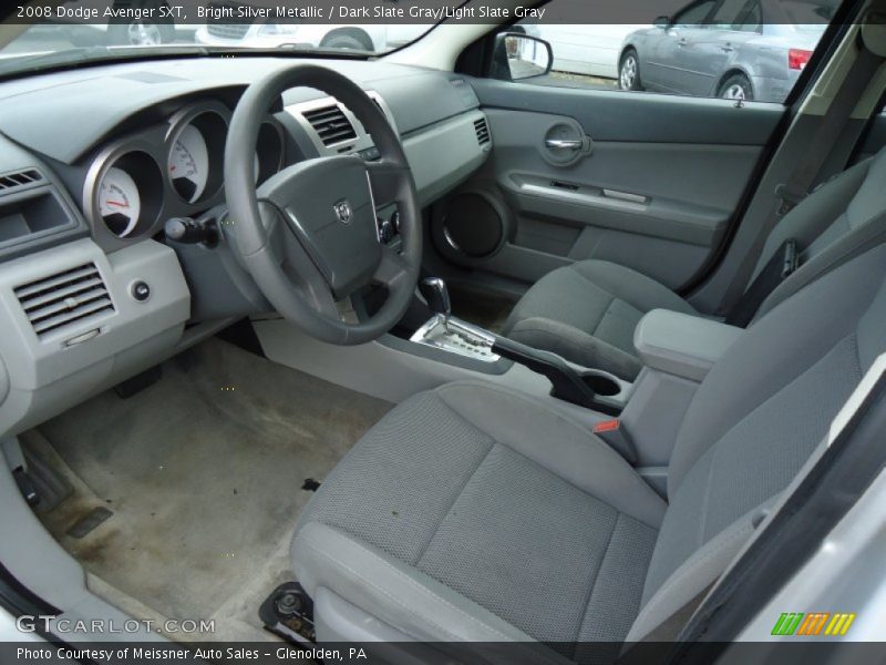 Bright Silver Metallic / Dark Slate Gray/Light Slate Gray 2008 Dodge Avenger SXT