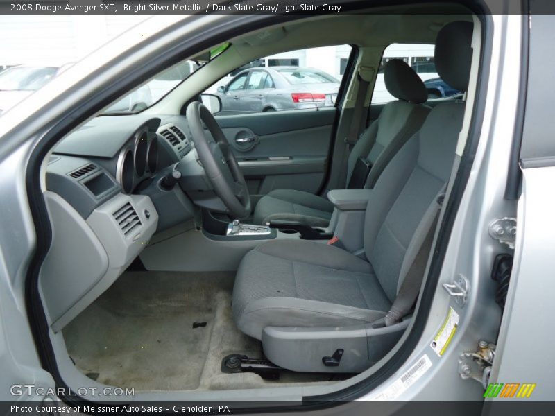 Bright Silver Metallic / Dark Slate Gray/Light Slate Gray 2008 Dodge Avenger SXT