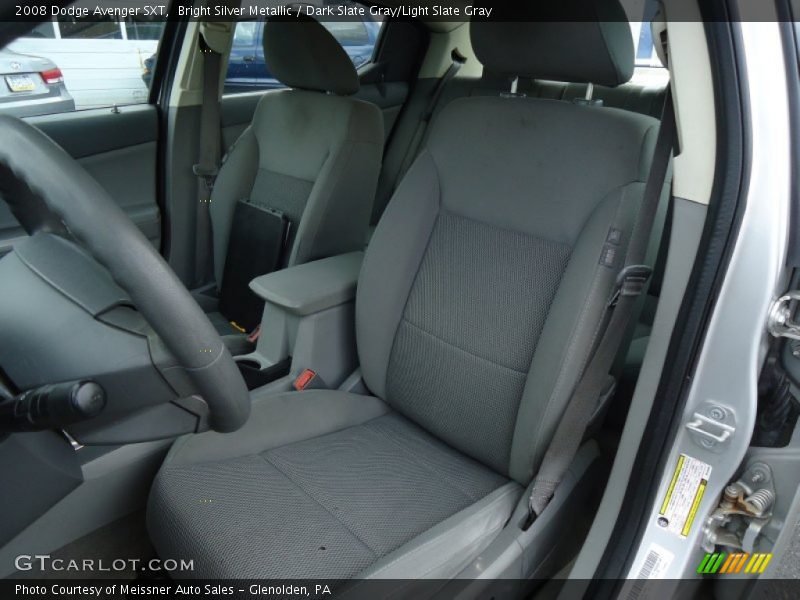 Bright Silver Metallic / Dark Slate Gray/Light Slate Gray 2008 Dodge Avenger SXT