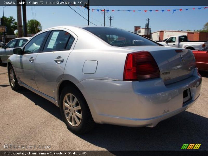 Liquid Silver Metallic / Gray 2008 Mitsubishi Galant ES