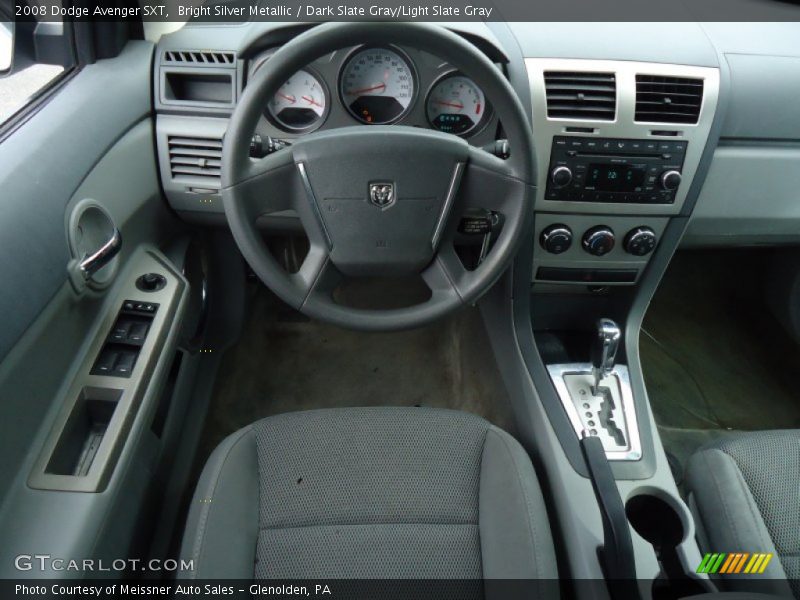 Bright Silver Metallic / Dark Slate Gray/Light Slate Gray 2008 Dodge Avenger SXT