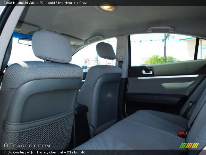 Liquid Silver Metallic / Gray 2008 Mitsubishi Galant ES