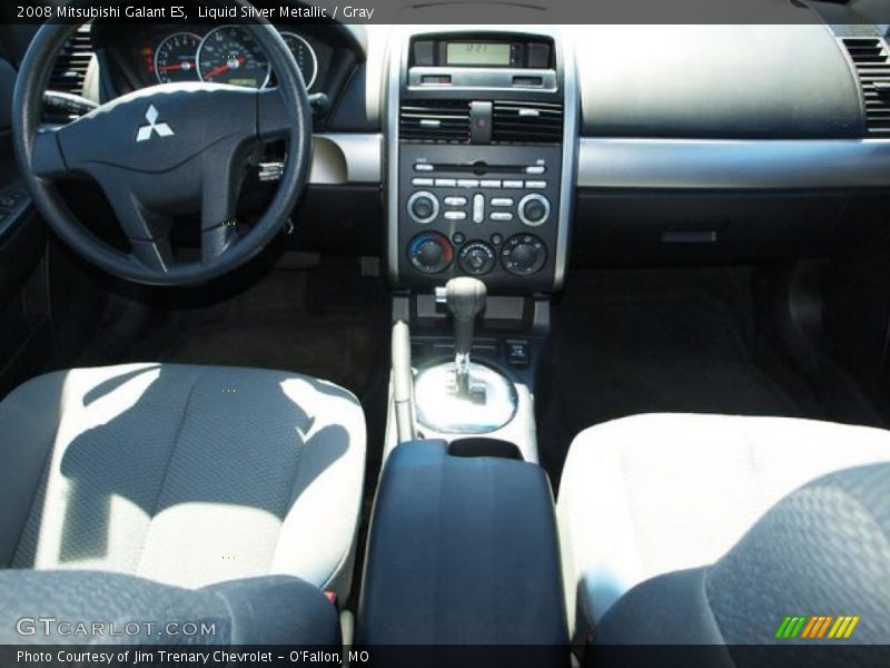 Liquid Silver Metallic / Gray 2008 Mitsubishi Galant ES