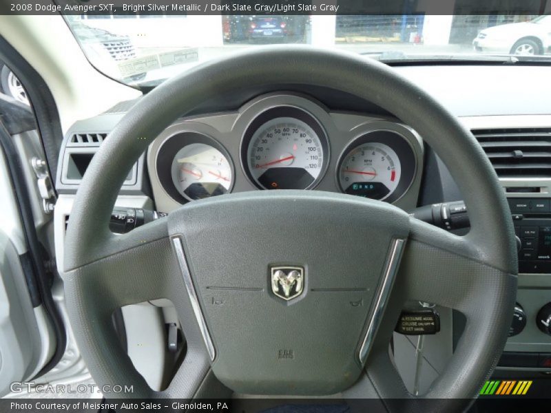Bright Silver Metallic / Dark Slate Gray/Light Slate Gray 2008 Dodge Avenger SXT