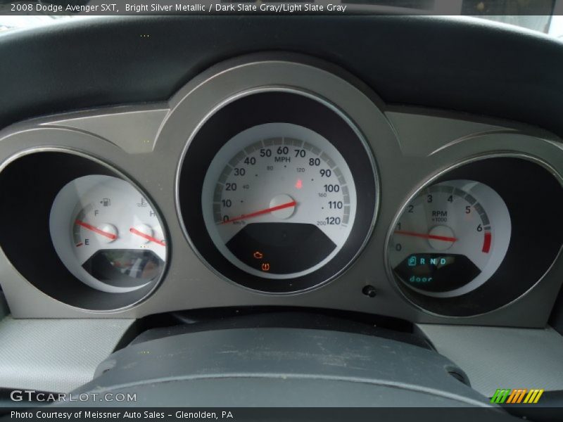 Bright Silver Metallic / Dark Slate Gray/Light Slate Gray 2008 Dodge Avenger SXT