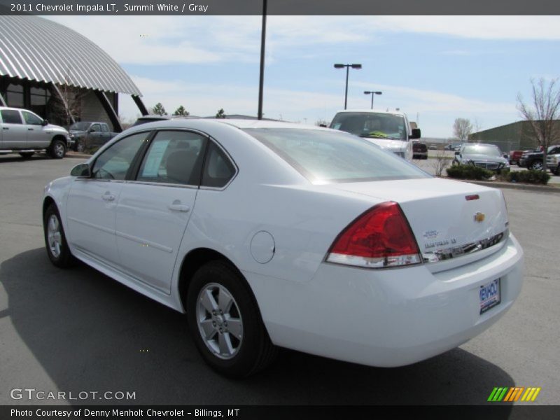 Summit White / Gray 2011 Chevrolet Impala LT