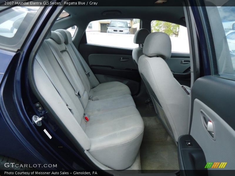 Regatta Blue / Gray 2007 Hyundai Elantra GLS Sedan