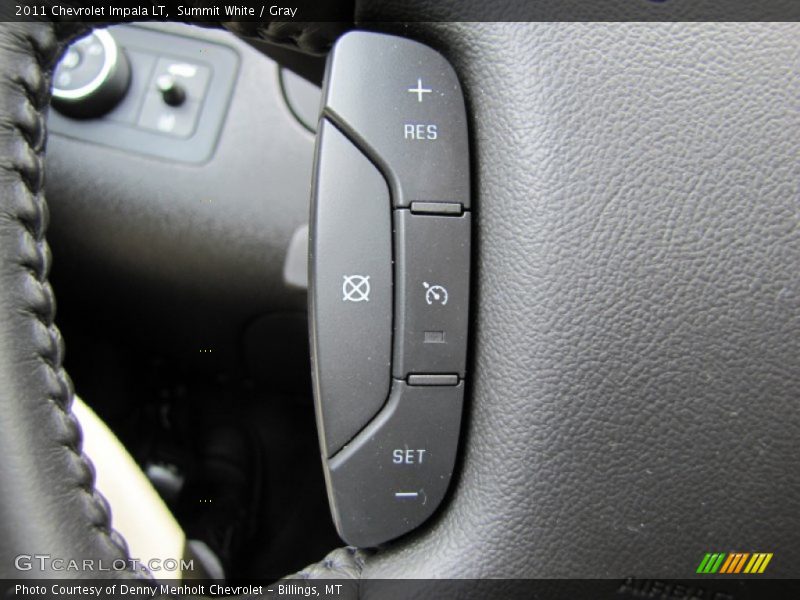 Summit White / Gray 2011 Chevrolet Impala LT