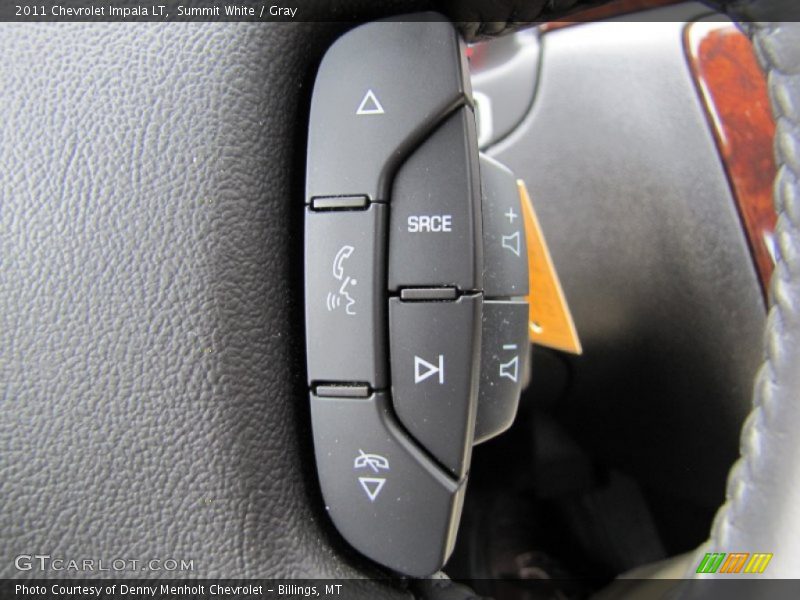 Summit White / Gray 2011 Chevrolet Impala LT