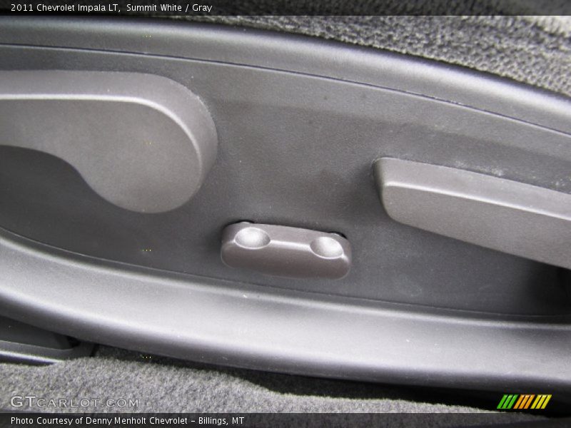 Summit White / Gray 2011 Chevrolet Impala LT