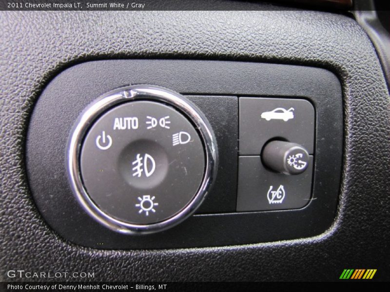 Summit White / Gray 2011 Chevrolet Impala LT
