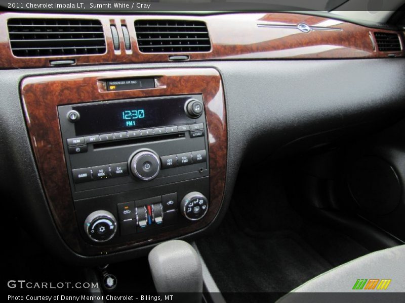 Summit White / Gray 2011 Chevrolet Impala LT