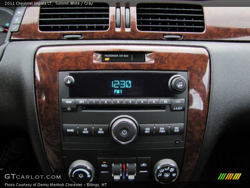 Summit White / Gray 2011 Chevrolet Impala LT