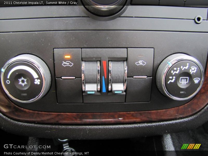 Summit White / Gray 2011 Chevrolet Impala LT