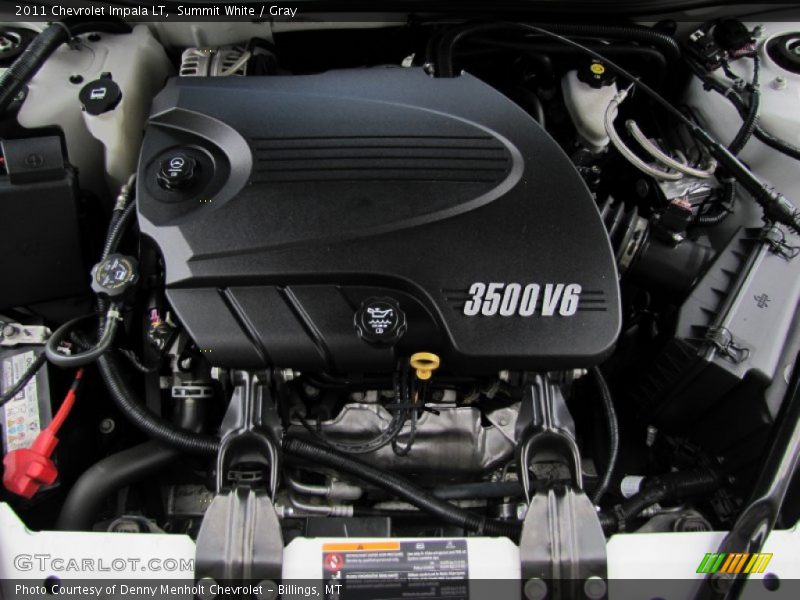 Summit White / Gray 2011 Chevrolet Impala LT