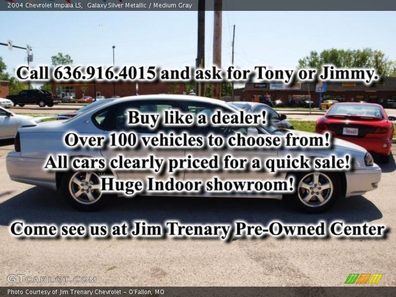 Galaxy Silver Metallic / Medium Gray 2004 Chevrolet Impala LS