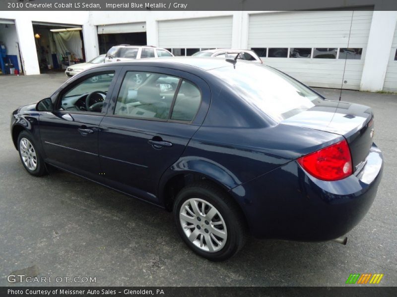 Imperial Blue Metallic / Gray 2010 Chevrolet Cobalt LS Sedan