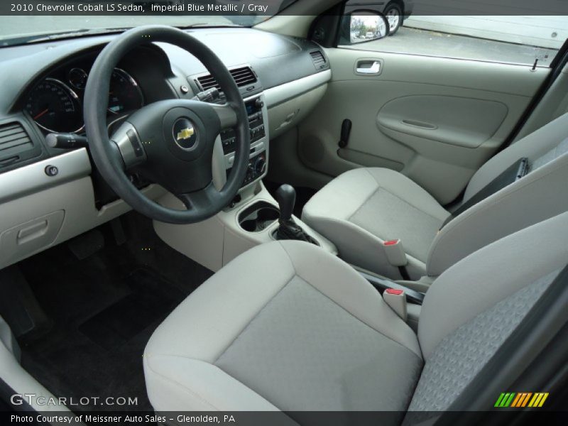 Imperial Blue Metallic / Gray 2010 Chevrolet Cobalt LS Sedan