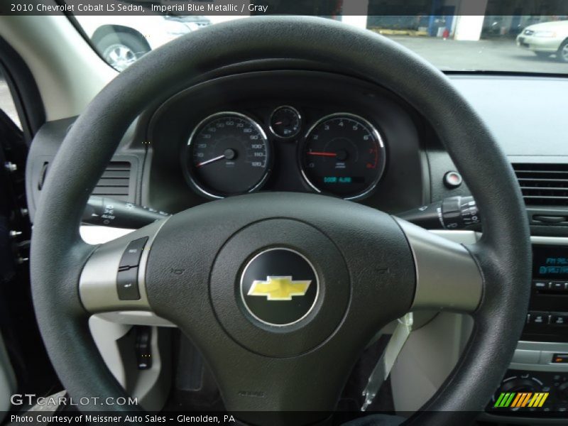 Imperial Blue Metallic / Gray 2010 Chevrolet Cobalt LS Sedan