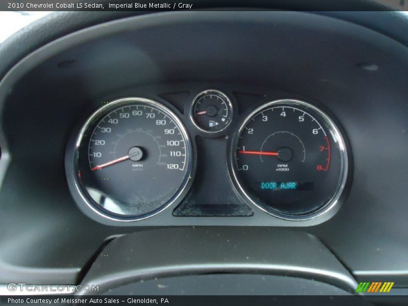 Imperial Blue Metallic / Gray 2010 Chevrolet Cobalt LS Sedan