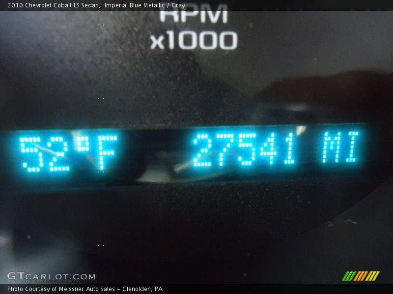 Imperial Blue Metallic / Gray 2010 Chevrolet Cobalt LS Sedan