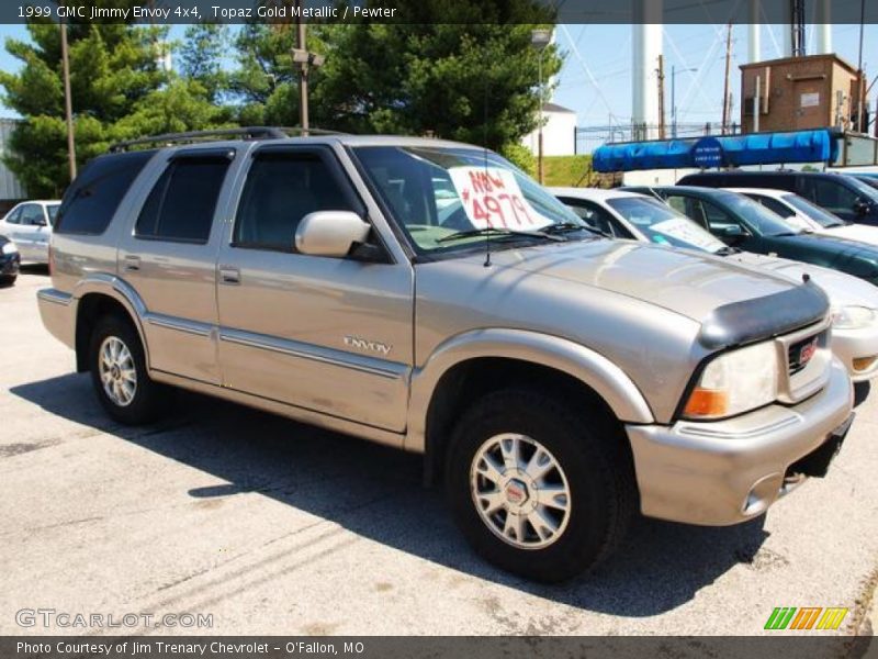 Topaz Gold Metallic / Pewter 1999 GMC Jimmy Envoy 4x4