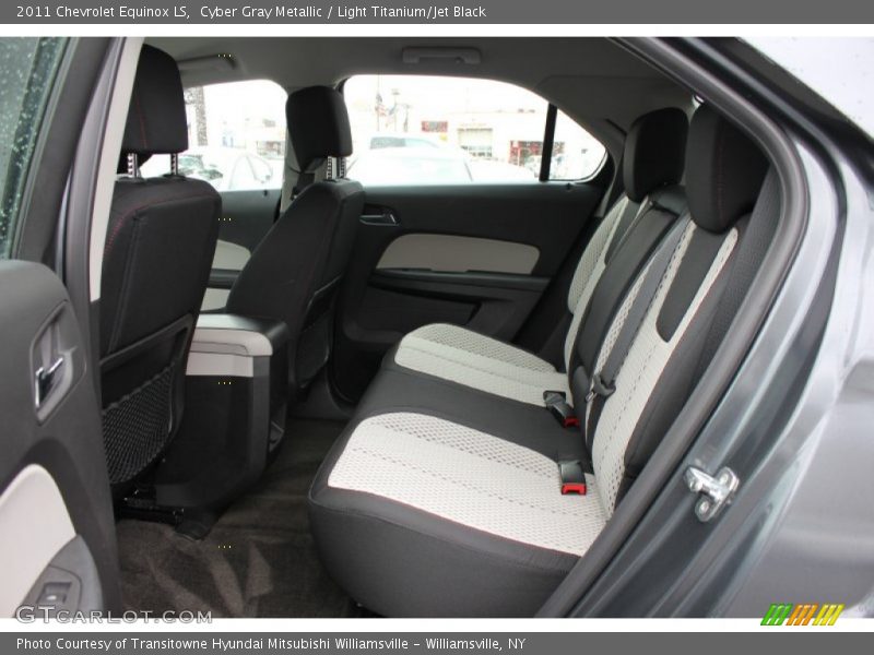 Cyber Gray Metallic / Light Titanium/Jet Black 2011 Chevrolet Equinox LS