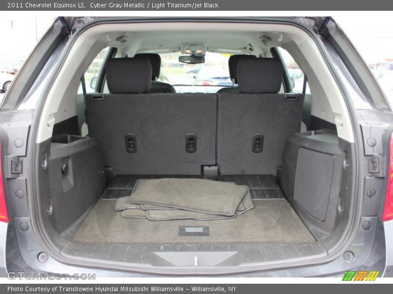 Cyber Gray Metallic / Light Titanium/Jet Black 2011 Chevrolet Equinox LS