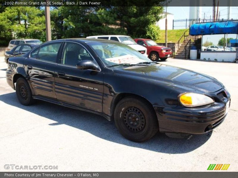 Black / Dark Pewter 2002 Pontiac Grand Am SE Sedan