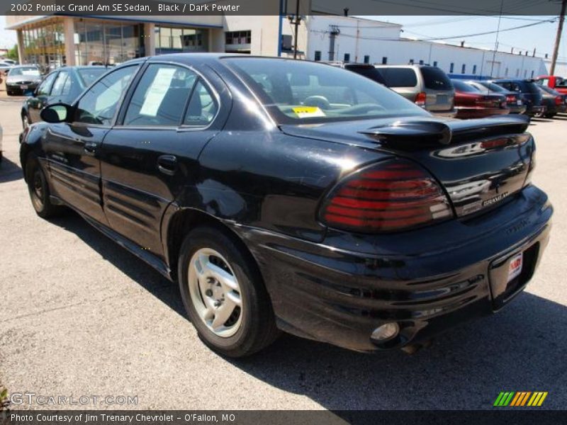 Black / Dark Pewter 2002 Pontiac Grand Am SE Sedan