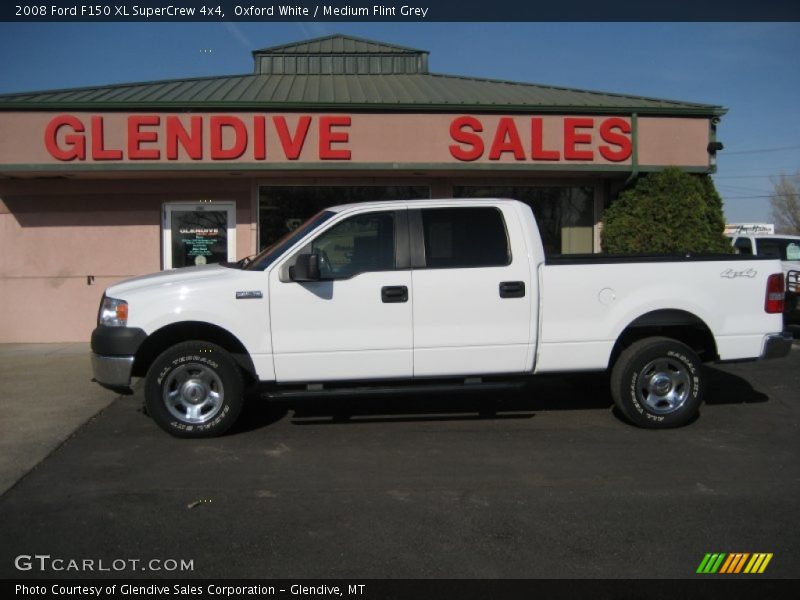 Oxford White / Medium Flint Grey 2008 Ford F150 XL SuperCrew 4x4