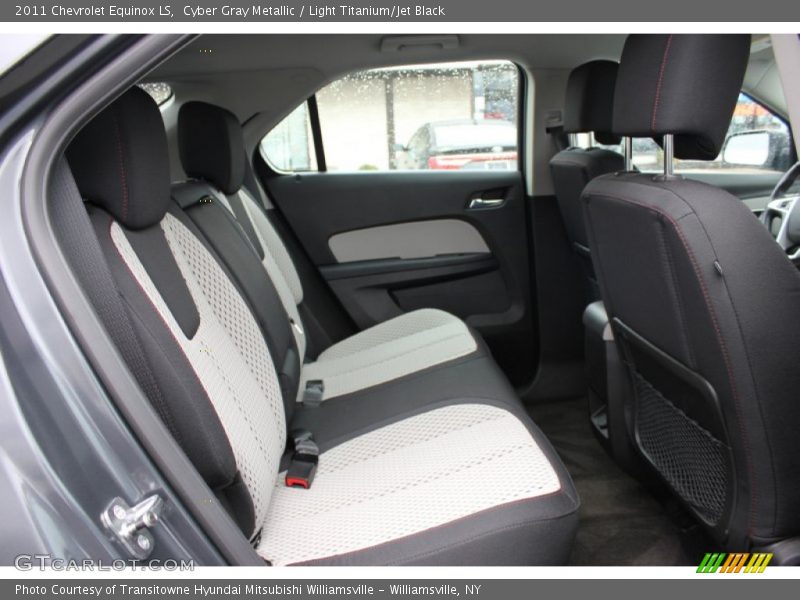 Cyber Gray Metallic / Light Titanium/Jet Black 2011 Chevrolet Equinox LS
