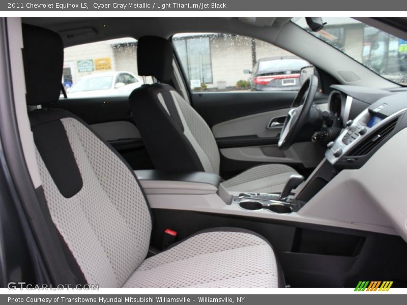 Cyber Gray Metallic / Light Titanium/Jet Black 2011 Chevrolet Equinox LS