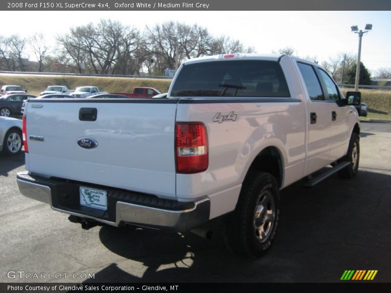 Oxford White / Medium Flint Grey 2008 Ford F150 XL SuperCrew 4x4