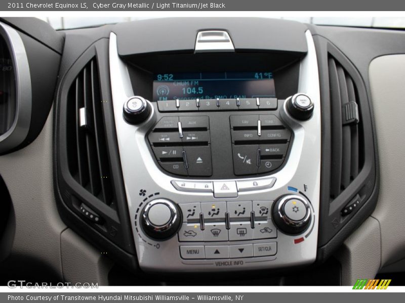 Cyber Gray Metallic / Light Titanium/Jet Black 2011 Chevrolet Equinox LS