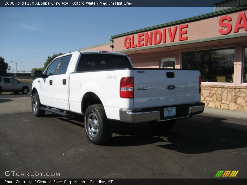 Oxford White / Medium Flint Grey 2008 Ford F150 XL SuperCrew 4x4