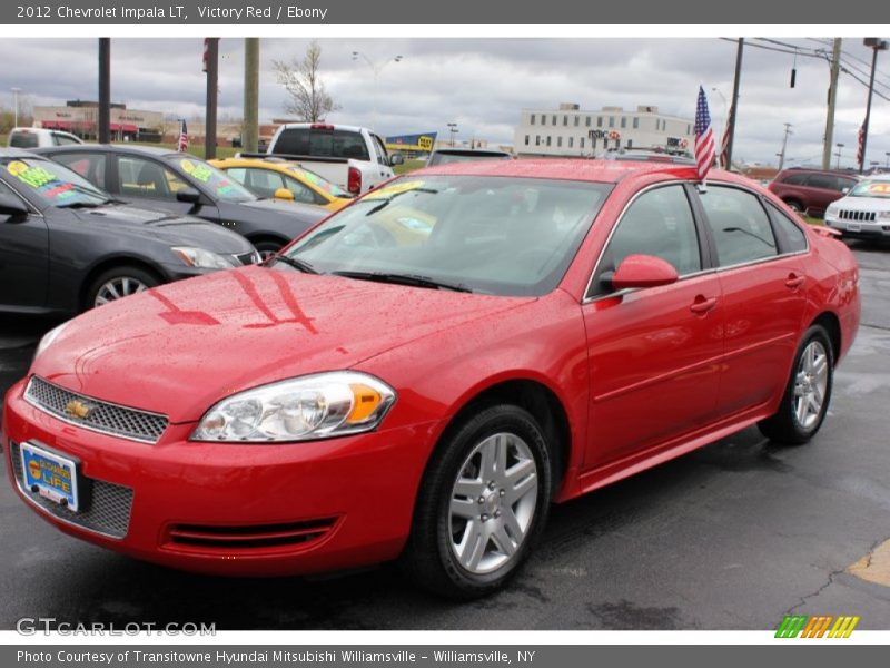 Victory Red / Ebony 2012 Chevrolet Impala LT
