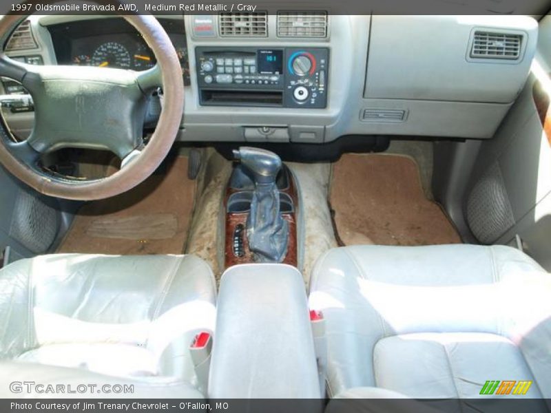 Medium Red Metallic / Gray 1997 Oldsmobile Bravada AWD