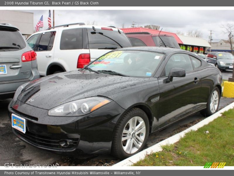 Black Pearl / GS Black Cloth 2008 Hyundai Tiburon GS