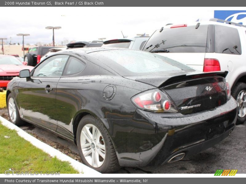 Black Pearl / GS Black Cloth 2008 Hyundai Tiburon GS