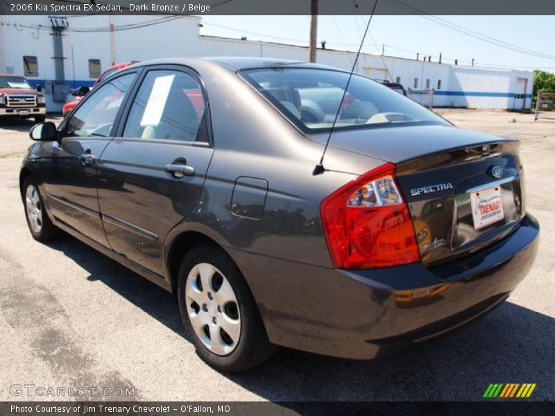 Dark Bronze / Beige 2006 Kia Spectra EX Sedan