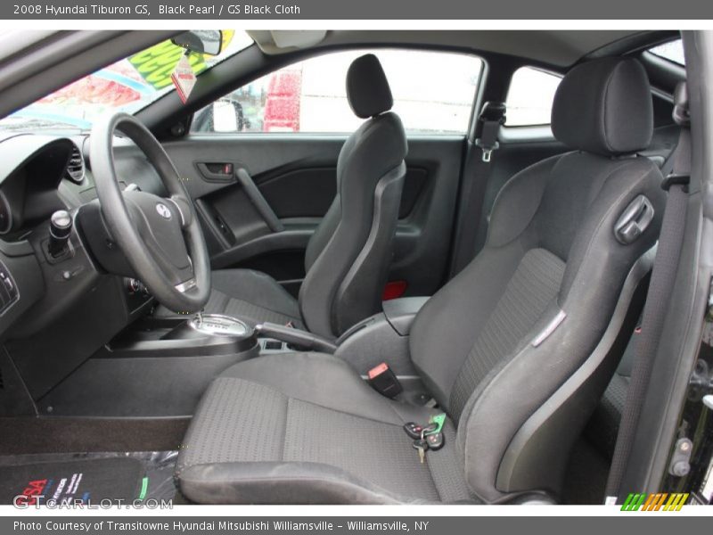 Black Pearl / GS Black Cloth 2008 Hyundai Tiburon GS