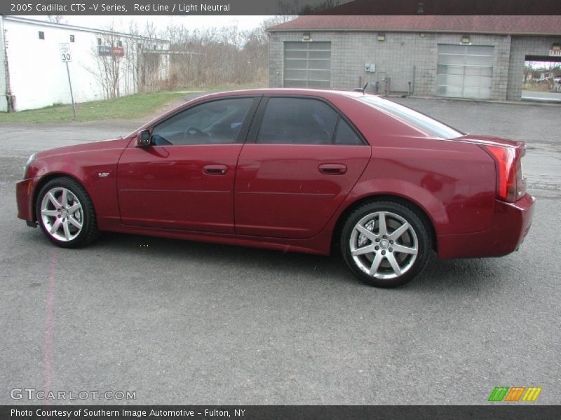 Red Line / Light Neutral 2005 Cadillac CTS -V Series